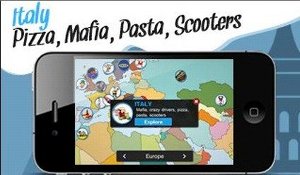 What Country App iPhone iPad Italia Mafia pasta