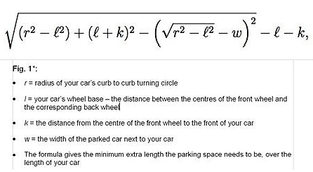 La Formula Per Calcolare Il Parcheggio Dell Auto Zeus News