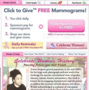 regala una mammografia gratis