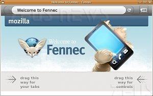 Fennec alpha 1 Mozilla Firefox Mobile