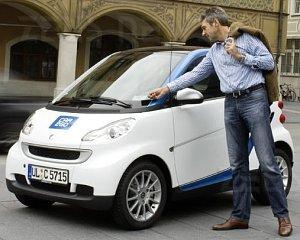 Daimler Car2Go Smart autonoleggio Ulm