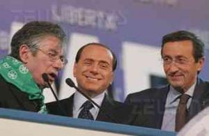 berlusconi fini bossi