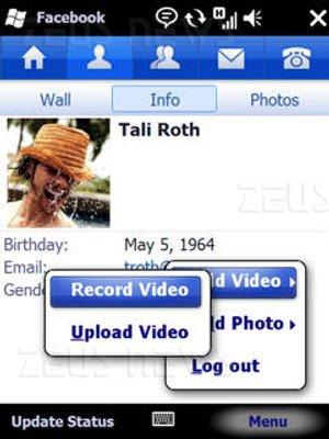 Microsoft Facebook for Windows Mobile