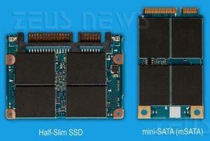 mSata miniSata hard disk Ssd per notebook e netboo