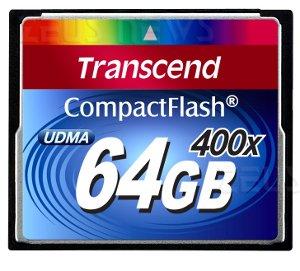 Transcend Compact Flash 64 Gbyte 400x