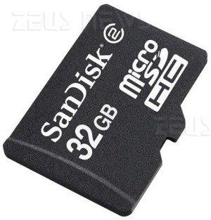 SanDisk 32 GB MicroSD SDHC 32 nanometri x3
