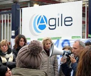 Agile Eutelia commissariamento Mediaset fibra otti