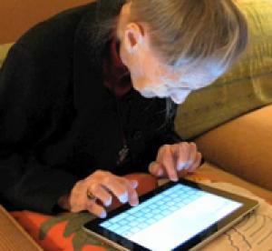 Virginia Campbell iPad leggere scrivere limerick