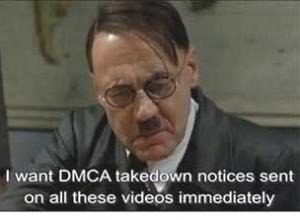 YouTube ContentID fair use parodie Hitler caduta