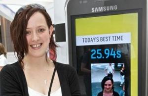 Melissa Thompson Samsung Galaxy S SMS Swype