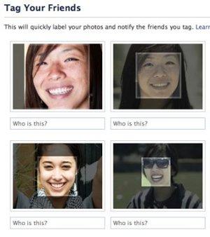 Facebook riconoscimento facciale tag amici
