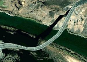 Clement Valla cartoline Google Earth ponti