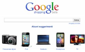 Google Shopping Italia ricerca prodotti e-commerce