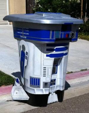 bidone a forma di r2-d2 c1-p8