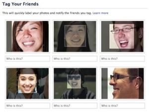Facebook riconoscimento facciale