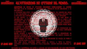 Anonymous attaccano Berlusconi