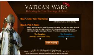 Vatican Wars Facebook Templari Crociati papa