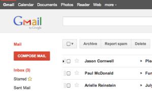 Gmail nuovo look Calendar Google+