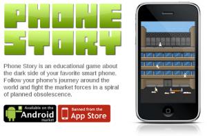 Phone Story Molleindustria App Store iPhone Apple