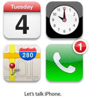 4 ottobre let's talk iPhone 5 Apple invito