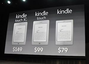 Amazon Kindle Touch economico Fire 79 dollari