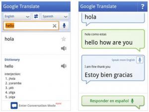 Google Translate Conversation Mode italiano