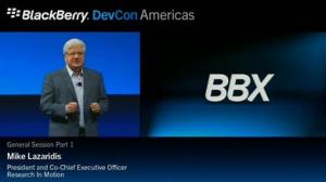 RIM BlackBerry BBX QNX PlayBook