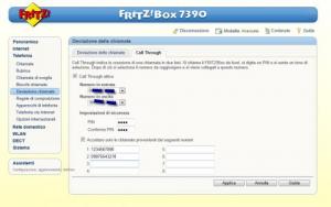 call Through Fritz!box avm