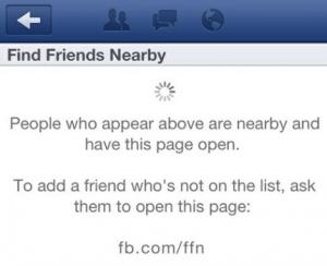 find friends nearby facebook