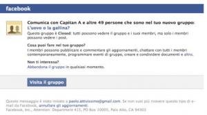 fb gruppi autoiscrizioni notifica