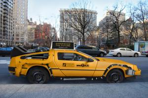 DeLorean NYC Taxi Mike Lubrano 1