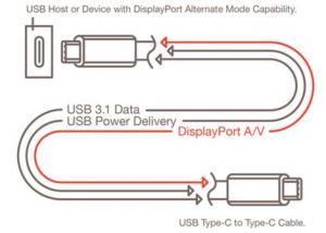 usb c displayportalt audio video