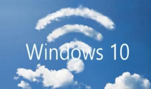 windows 10 wifi condivisione password