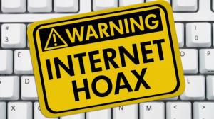Hoax warning