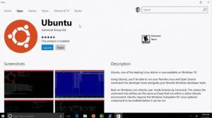 Ubuntu in Windows Store