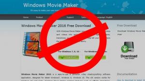 Windows movie maker scam