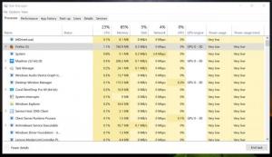 win10 consumo energia task manager