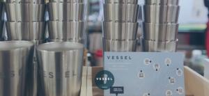 Vessel tazza acciaio riutilizzabile