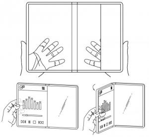 lg smartphone trasparente pieghevole