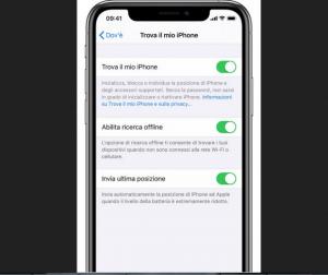 trova iphone