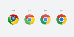 chrome 100 logo evoluzione