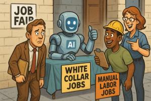 microsoft ia lavori rischio