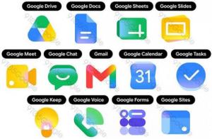 google nuove icone