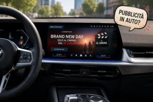 bmw pubblicita spiderman cruscotto