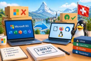 svizzera open source microsoft 365