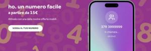 ho mobile numeri facili
