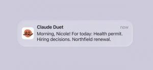 claude duet